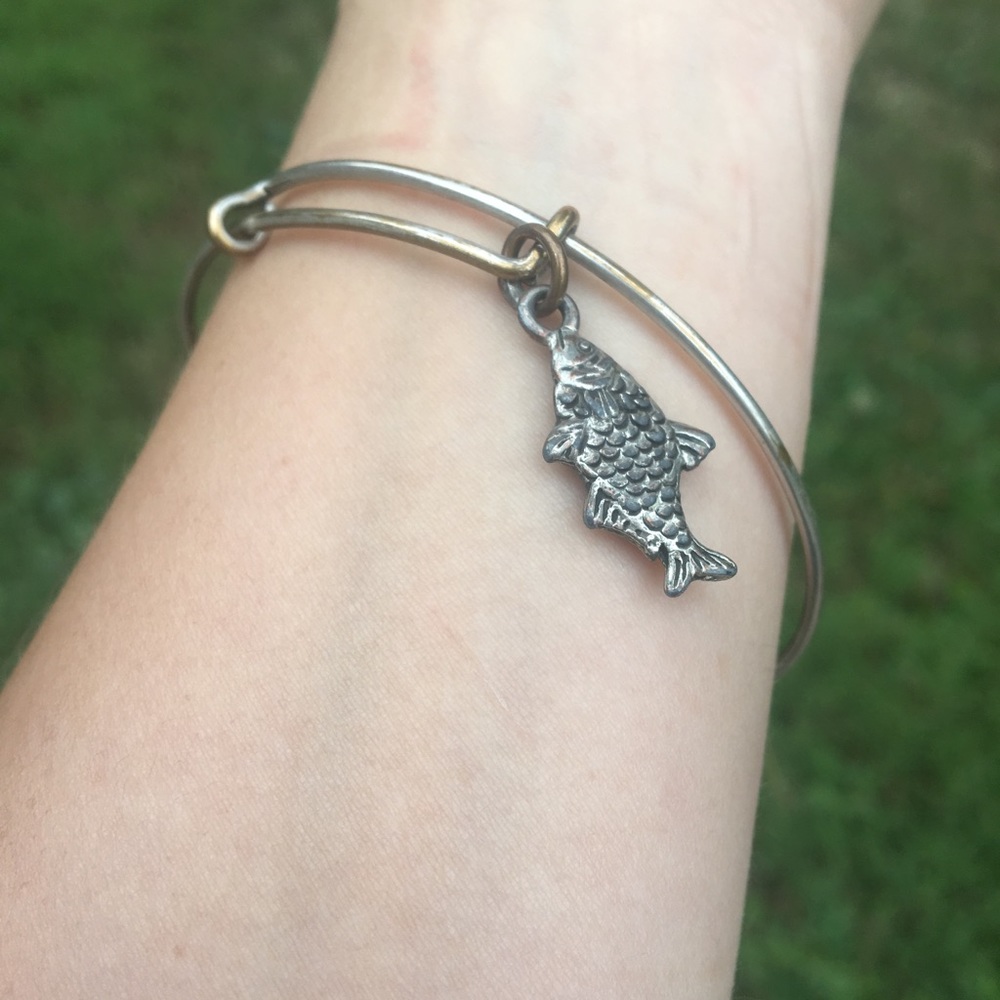 Alex and Ani Fish Bracelet